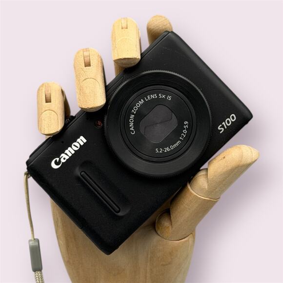 Canon PowerShot S100 Digital Camera | 12MP | Black - Picture 1 of 6